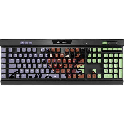 Disney Princess Tiana Art K95 RGB PLATINUM Mechanical Gaming Keyboard Skin