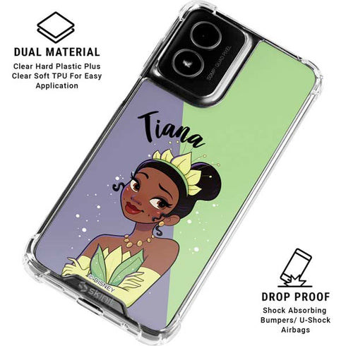 Disney Princess Tiana Art Moto G Power 5G (2024) Clear Case