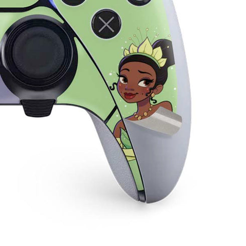Disney Princess Tiana Art PS5 DualSense Edge Pro Controller Skin