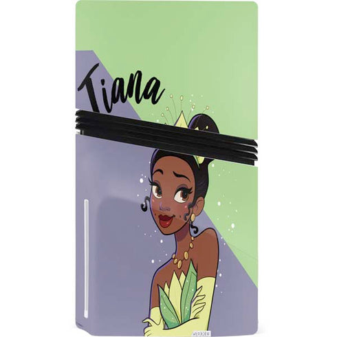 Disney Princess Tiana Art PS5 Pro Disk Console Skin