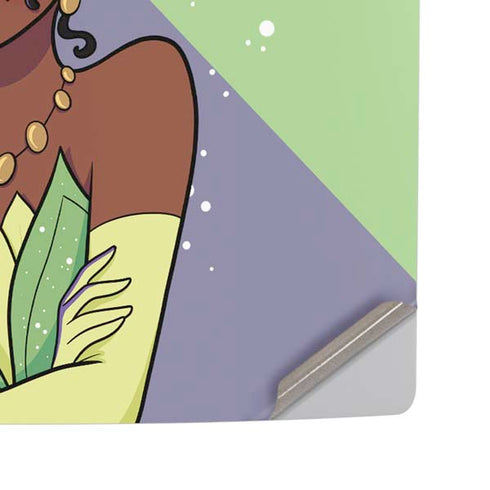 Disney Princess Tiana Art PS5 Pro Disk Console Skin