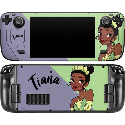 Disney Princess Tiana Art Steam Deck Handheld Gaming Computer OLED Skin