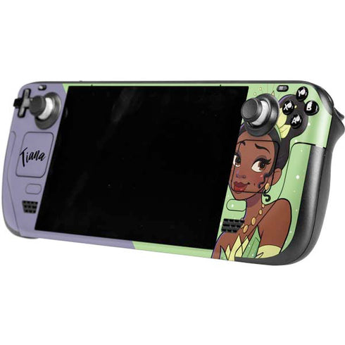 Disney Princess Tiana Art Steam Deck Handheld Gaming Computer OLED Skin