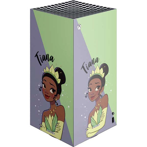 Disney Princess Tiana Art XBox Series X Digital Edition Console Skin