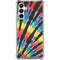 Liquid Blue Tie Dye - Rainbow Galaxy A16 5G Clear Case