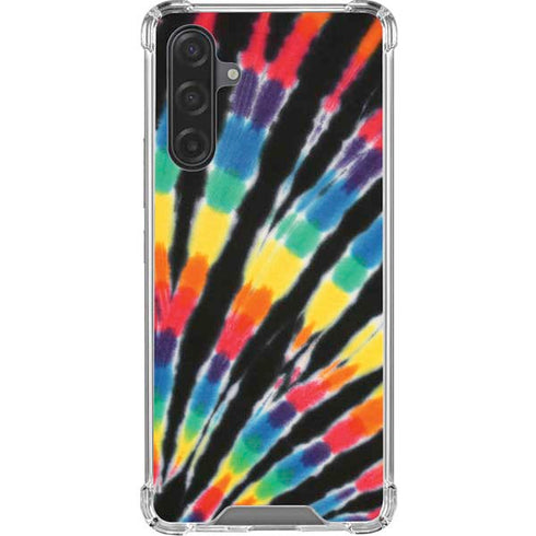 Liquid Blue Tie Dye - Rainbow Galaxy A17 Clear Case