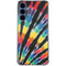Liquid Blue Tie Dye - Rainbow Galaxy A35 5G Clear Case