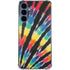 Liquid Blue Tie Dye - Rainbow Galaxy A35 5G Clear Case
