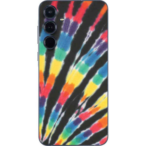 Liquid Blue Tie Dye - Rainbow Galaxy A35 5G Skin