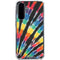 Liquid Blue Tie Dye - Rainbow Galaxy A36 5G Clear Case