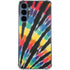 Liquid Blue Tie Dye - Rainbow Galaxy A55 5G Clear Case