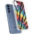 Liquid Blue Tie Dye - Rainbow Galaxy A55 5G Clear Case
