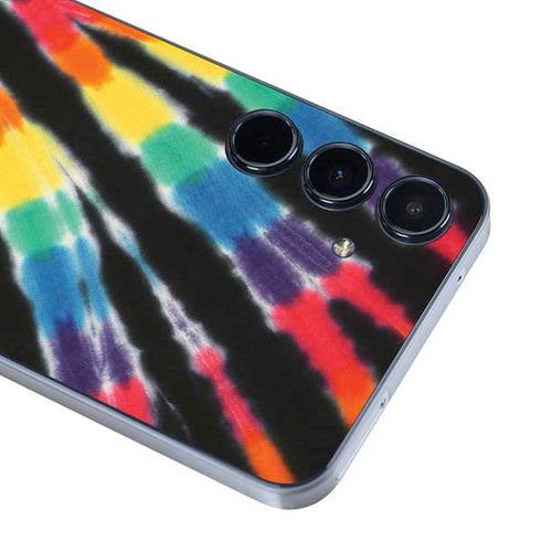 Liquid Blue Tie Dye - Rainbow Galaxy A55 5G Skin