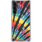 Liquid Blue Tie Dye - Rainbow Galaxy S24 FE Clear Case