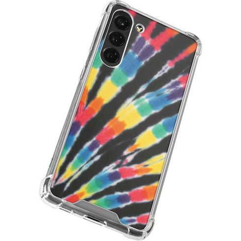 Liquid Blue Tie Dye - Rainbow Galaxy S24 FE Clear Case