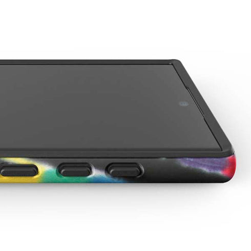 Liquid Blue Tie Dye - Rainbow Galaxy S25 Ultra Impact Case