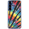 Liquid Blue Tie Dye - Rainbow Galaxy S25 Clear Case
