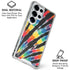 Liquid Blue Tie Dye - Rainbow Galaxy S25 Ultra Clear Case
