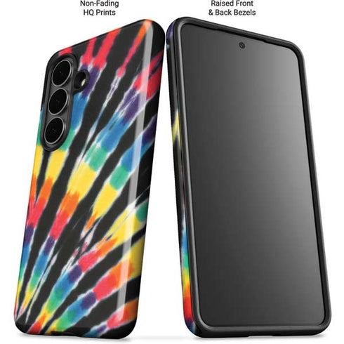 Liquid Blue Tie Dye - Rainbow Galaxy S26 Plus Impact Case