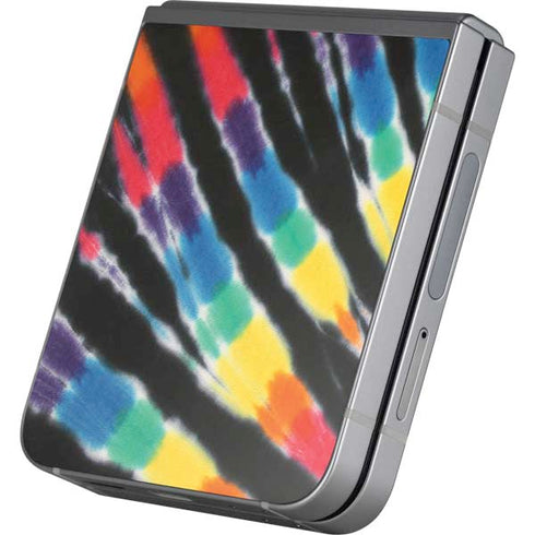 Liquid Blue Tie Dye - Rainbow Galaxy Z Flip6 Skin