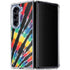 Liquid Blue Tie Dye - Rainbow Galaxy Z Fold5 5G Clear Case