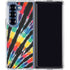 Liquid Blue Tie Dye - Rainbow Galaxy Z Fold6 Clear Case