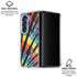 Liquid Blue Tie Dye - Rainbow Galaxy Z Fold7 Clear Case