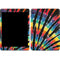 Liquid Blue Tie Dye - Rainbow iPad Skins