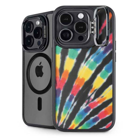 Liquid Blue Tie Dye - Rainbow iPhone 14 Pro Max Kickstand Case
