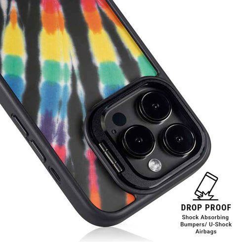 Liquid Blue Tie Dye - Rainbow iPhone 14 Pro Max Kickstand Case