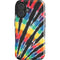 Liquid Blue Tie Dye - Rainbow iPhone 16 Impact Case