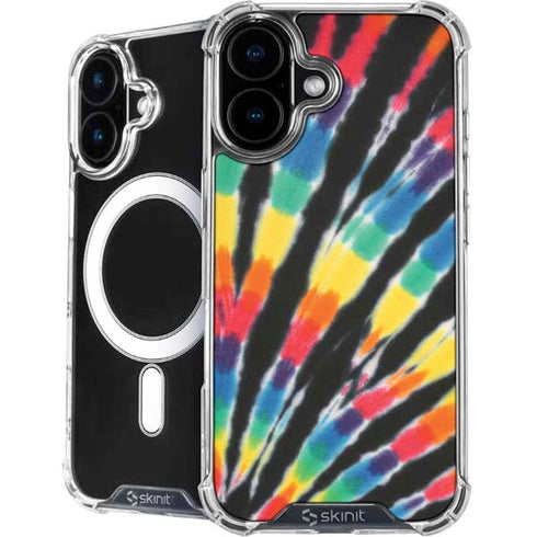 Liquid Blue Tie Dye - Rainbow iPhone 16 MagSafe Case