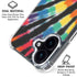 Liquid Blue Tie Dye - Rainbow iPhone 16 Plus MagSafe Case