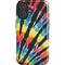 Liquid Blue Tie Dye - Rainbow iPhone 16 Plus Magsafe Impact Case