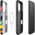 Liquid Blue Tie Dye - Rainbow iPhone 16 Plus Magsafe Impact Case