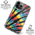 Liquid Blue Tie Dye - Rainbow iPhone 16 Pro Clear Case