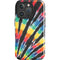 Liquid Blue Tie Dye - Rainbow iPhone 16 Pro Impact Case