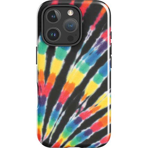Liquid Blue Tie Dye - Rainbow iPhone 16 Pro Max Impact Case