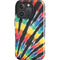 Liquid Blue Tie Dye - Rainbow iPhone 16 Pro Max Impact Case