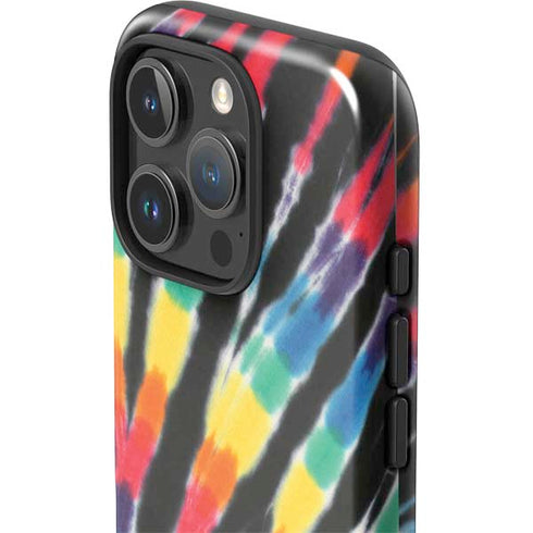 Liquid Blue Tie Dye - Rainbow iPhone 16 Pro Max Impact Case