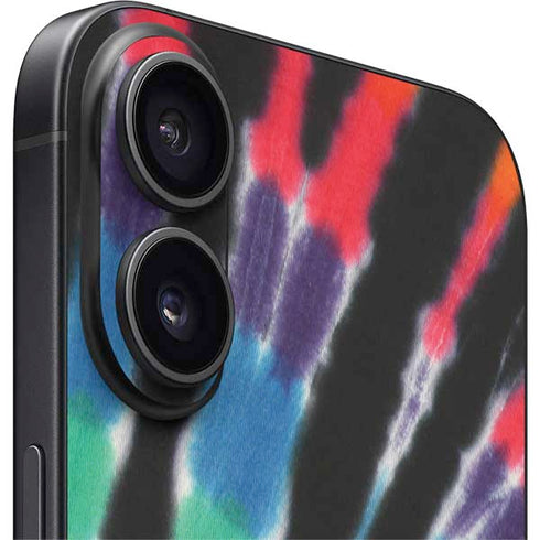 Liquid Blue Tie Dye - Rainbow iPhone 16 Skin