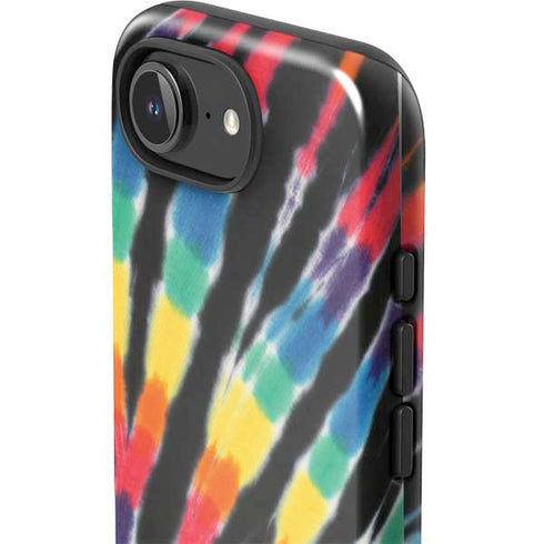 Liquid Blue Tie Dye - Rainbow iPhone 16e Impact Case