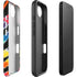 Liquid Blue Tie Dye - Rainbow iPhone 16e Impact Case