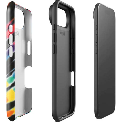 Liquid Blue Tie Dye - Rainbow iPhone 17 Air Impact Case