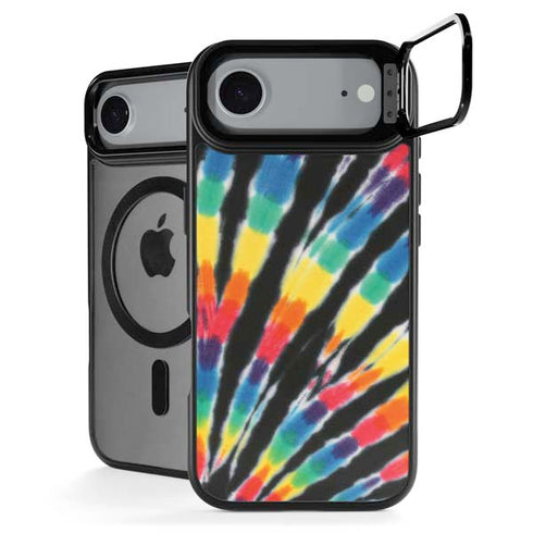 Liquid Blue Tie Dye - Rainbow iPhone 17 Air Kickstand Case
