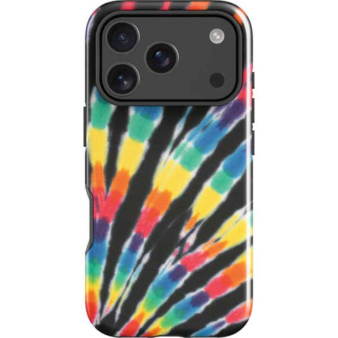 Liquid Blue Tie Dye - Rainbow iPhone 17 Pro Impact Case