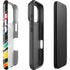Liquid Blue Tie Dye - Rainbow iPhone 17 Pro Magsafe Impact Case