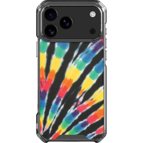 Liquid Blue Tie Dye - Rainbow iPhone 17 Pro Max Clear Case