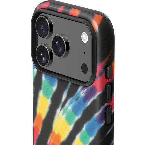 Liquid Blue Tie Dye - Rainbow iPhone 17 Pro Max Impact Case