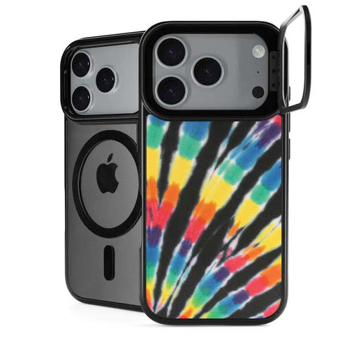 Liquid Blue Tie Dye - Rainbow iPhone 17 Pro Max Kickstand Case